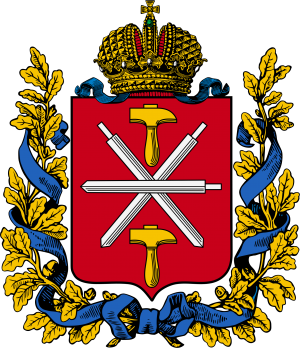 Coat of arms of Tula Governorate, 1878.png